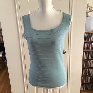 Cable & Gauge Grey Green Sleeveless Top